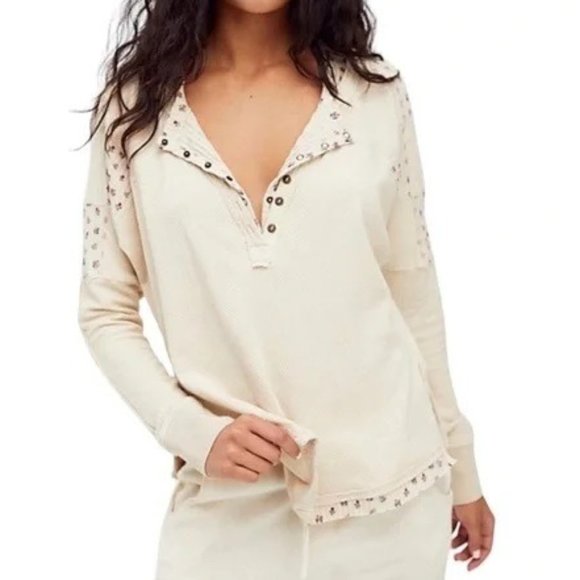 Free People Tops - Free People Boho Floral Shirt